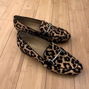 Franco Sarto leopard loafers. Size 7.5